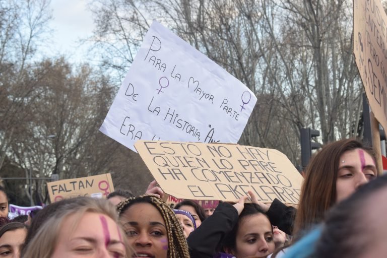 Lucha feminista. Fotografía de Marina Barrero.