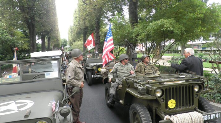 Desfile de los aliados de la Segunda Guerra Mundial